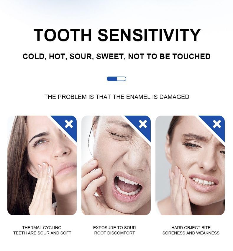 Hydroxyapatite Toothpaste,Hydroxylapatit Zahnpasta, fluoridfreie Zahnschmelzreparatur und Linderung von Zahnempfindlichkeit (4.23oz) – Bild 6