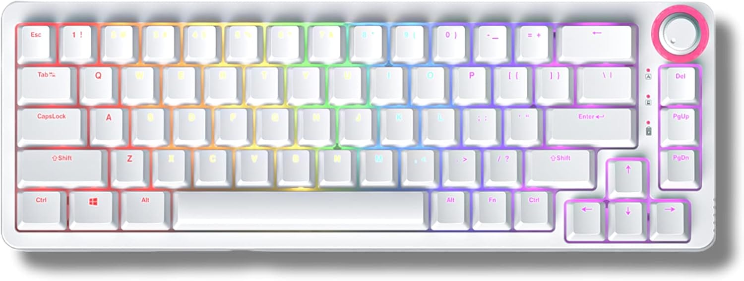 Kono 67° Mechanical Keyboard, 60 Percent Keyboard, Wireless, MX Red