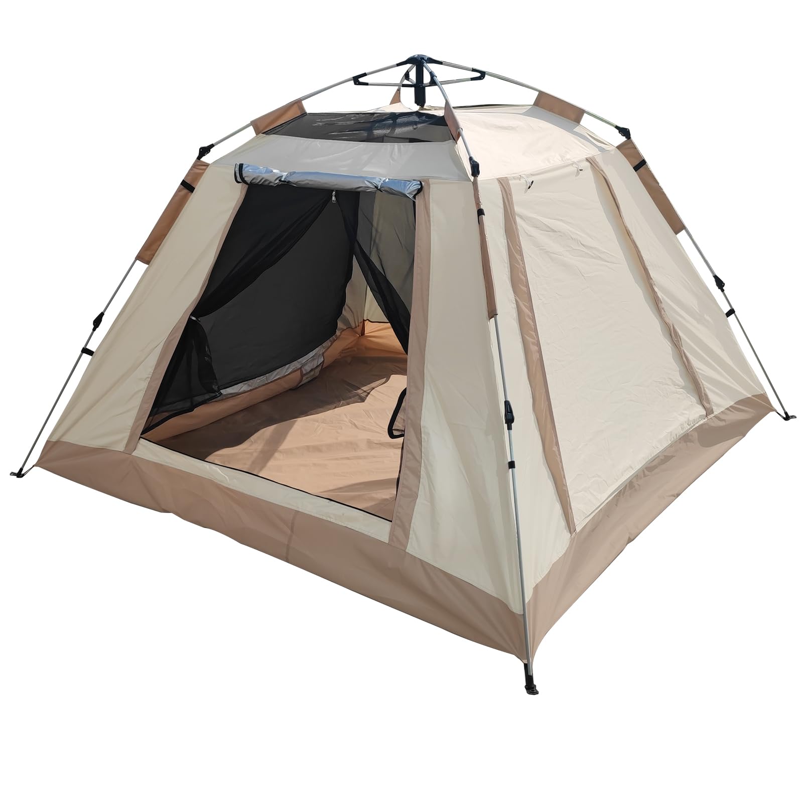 Photo 1 of Camping Tent Pop Up for Camping Tent Waterproof 2/3/4 Person Tent Portable Outdoor Instant Family Camp Tents