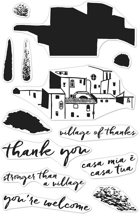 Hero Arts CM349 Color Layering Village