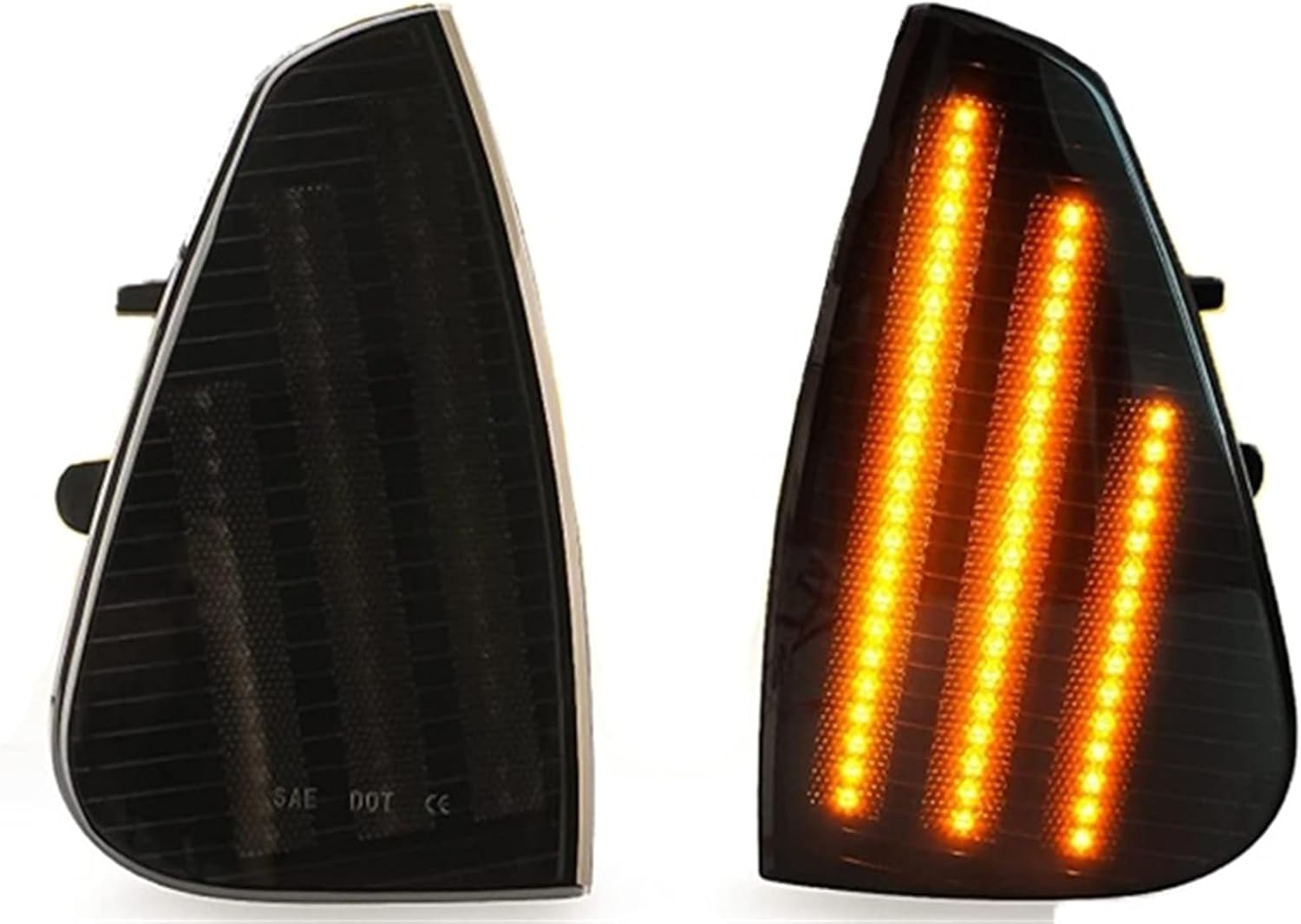 Rearview Mirror Turn Flash Lamp 2 Pcs Car Corner Lights Turn Signal Lamp Car Front Side Marker Light For Dodge For Charger For 2006-2010 4806219Ad