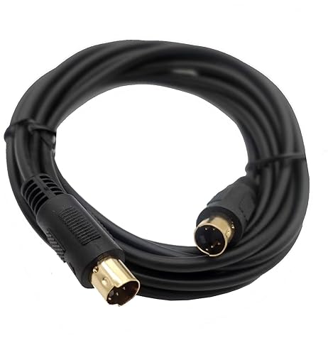 Miniatura 2 de Cable S-Video Mini DIN de 4 pines S Cable de video macho a macho chapado en oro para videocámaras de jugadores, computadoras portátiles,