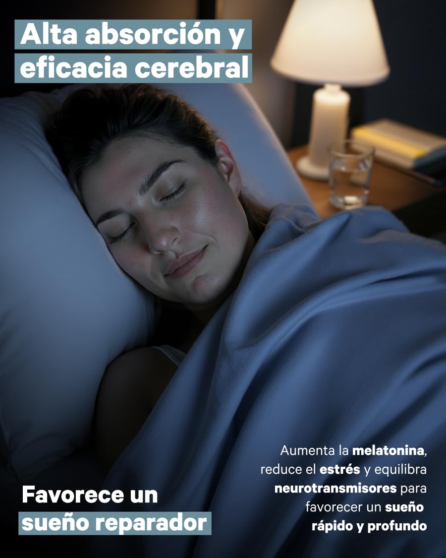 L-Treonato de Magnesio | Alta Dosis de 2000mg de Magtein® Puro | Alta Absorción | 120 Cápsulas | Memoria, Foco, Sueño Profundo | NutriBrain