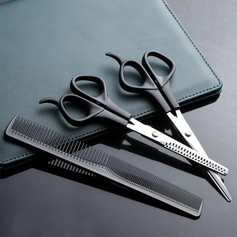 Tijeras de Peluqueria Profesional, Tijeras Cortar Pelo, Tijera Barbero, Tijeras Entresacar, Peines de Peluqueria, Tijera de Barba, Tijera Peluquero para Mujeres, Hombres, Niños