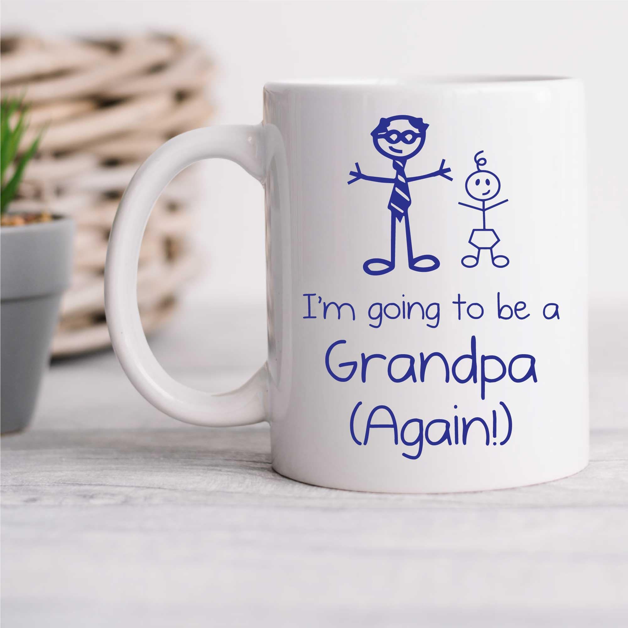 60 Second Makeover Limited I'm Going to Be A Grandpa Again Mug Cup New Baby