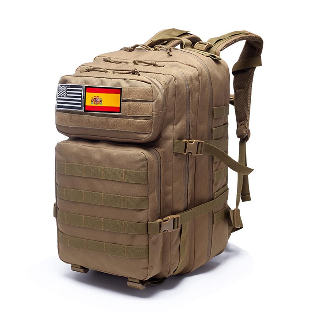 smallrun Mochilas Tácticas Militares 45L Mochila del ejército Gran Capacidad Mochila Crossfit Plegable Impermeable Mochila Montañismo, Senderismo, Acampada