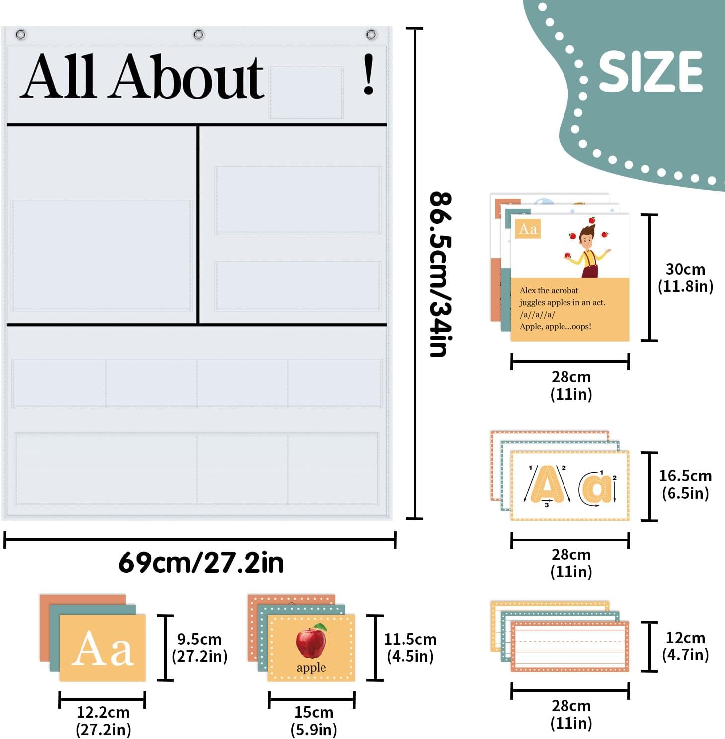 Teacher Created Resources モダン ファームハウス 教室 ルールチャート 86.4 cm X 27 