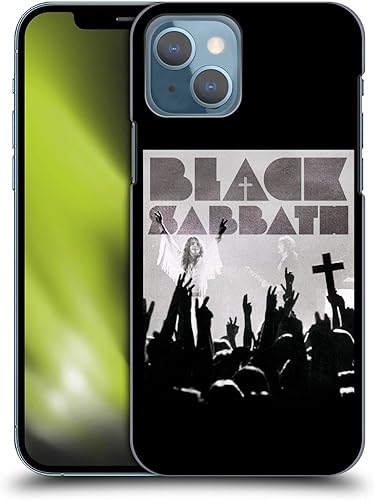 Miniatura 10 de Head Case Designs Carcasa rígida con licencia oficial de Black Sabbath Red Logo Key Art compatible con Apple iPhone 13