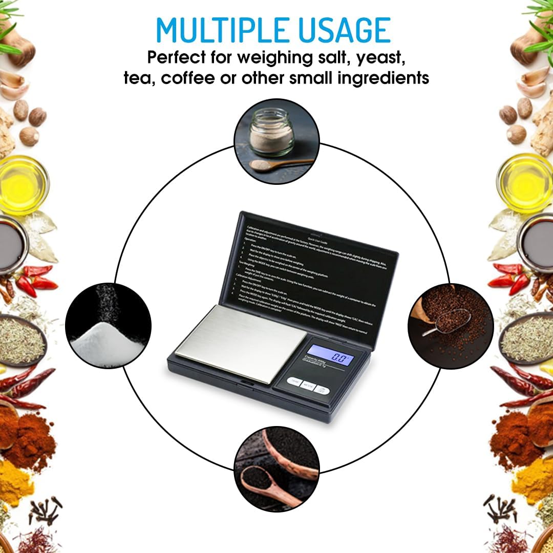 Digital Kitchen Scale - Precise Gram Weighing for Cooking & Diet -6