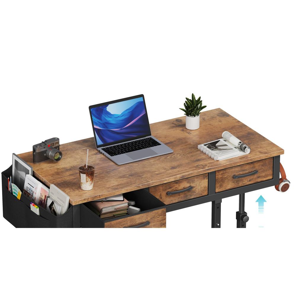 Amazon.com: WINAZ Rolling Standing Desk Adjustable Height with