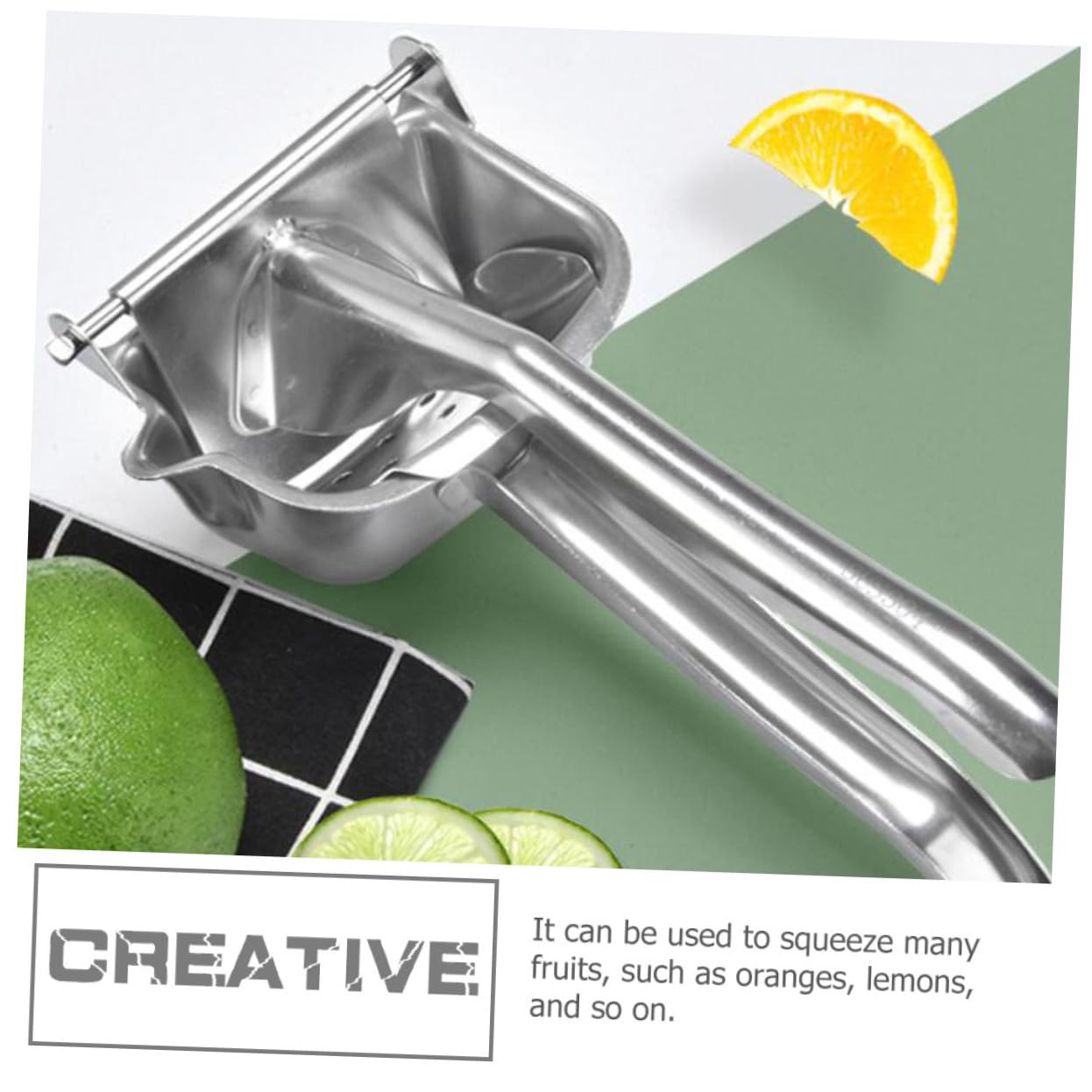Manuale Spremiagrumi in Acciaio Inox per Arance e Limoni