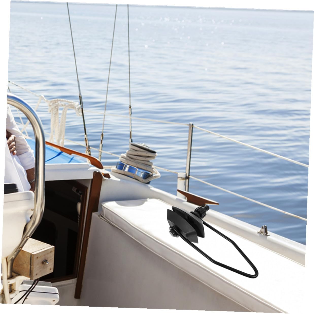 KICHOUSE 2pcs Outboard Motor Flusher Kit with Square Head Boat Engine Water Muffs for Marine Engine Cleaning Sturdy Outboard Water Muffs Suitable for Boat Maintenance