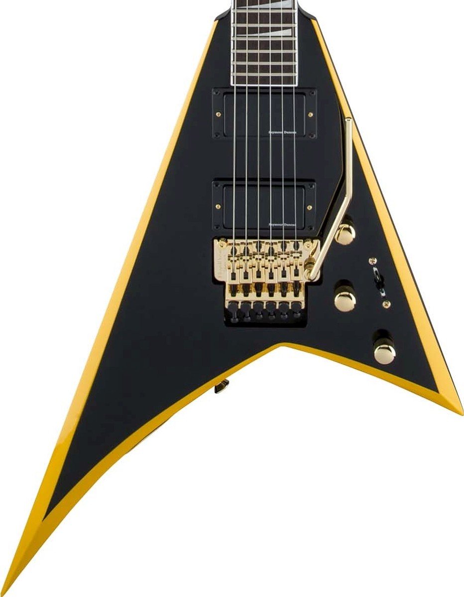 Jackson X Series Rhoads RRX24 Electric Guitar Black with Yellow