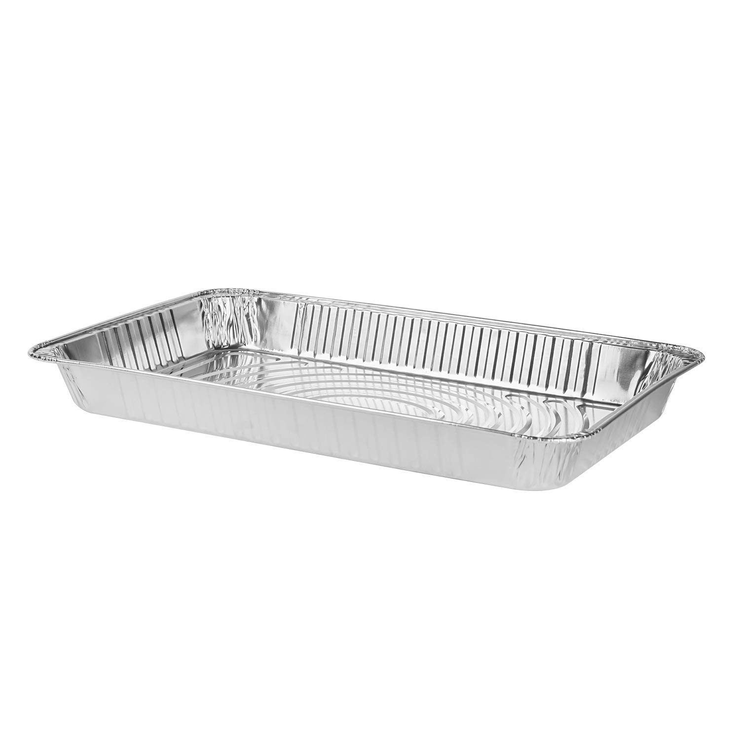 Karat 21x13 Aluminum Steam Table Pans - Full Size Catering Pans, Oven Safe (50 Count)