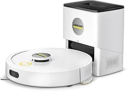 KÄRCHER robot aspirapolvere e lavapavimenti RVC 3 Comfort Extra, 15.000 Pa, fino a 130 min di autonomia, controllo tramite app, mappatura, navigazione laser, sensori anti-caduta, svuotamento sporco