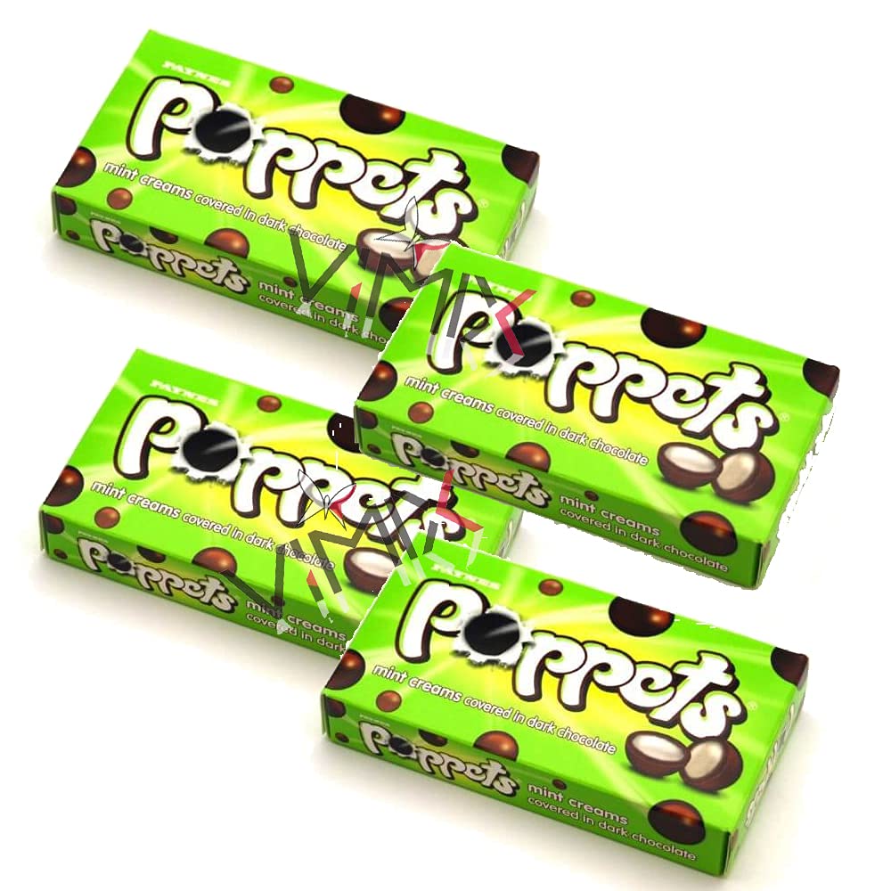 PoppetsMINT CREAMS COVERED IN DARK CHOCOLATE 6 x 40g VIMIX