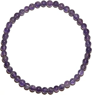 Natural Crystal Beads Stretch Bracelet for Women Men, Handmade Crystal Beaded Spiritual Energy Healing Gemstone Yoga Chakra Jewelry, Gifts for Her Him, DIY Kit Included, Fits 6.5" Wrist
