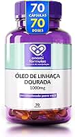 Oleo De Linhaça Dourada 1000mg | 70 Cápsulas