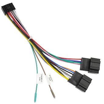 Aftermarket Car Radio Stereo Wiring Harness for Chevrolet | 16Pin ISO Android Stereo Wire Harness Adapter 14&16Pin Connector Compatible with Chevy Silverado Suburban Buick No AMP