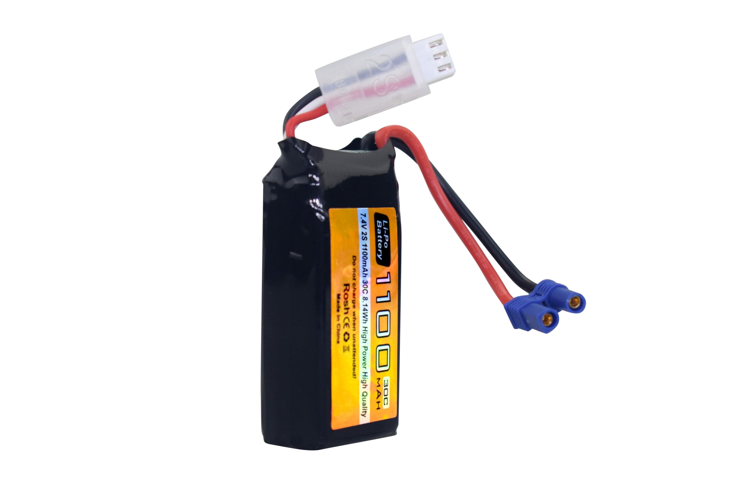 Batería 7.4V 1100mAh 2S Lipo Con Enchufe EC2 Y Cable USB Para AXIAL UTB18 Y Vehículos RC, Alta Resistencia Al Calor, Fácil Instalación, Ideal Para Coches, Drones Y Aviones RC