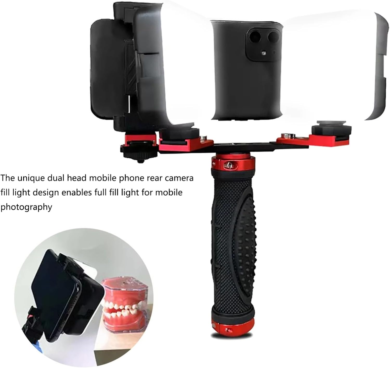 LED Dental Filling Light - Adjustable Brightness Oral Photography Equipment for Dentists (MK-016 + 37mm CPL) - Enhance Treatment & Imaging Quality