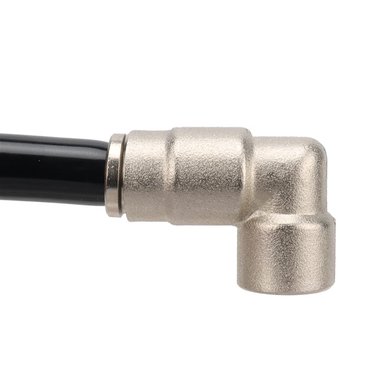 Giardino all'aperto 10 pezzi 1/8quot; Filettatura femmina a 3/8quot; Connettore a gomito in metallo Connettore for tubo acqua da giardino 1/8quot; Ugelli Attacchi rapidi for tubi da 9,52 mm Raccordi p