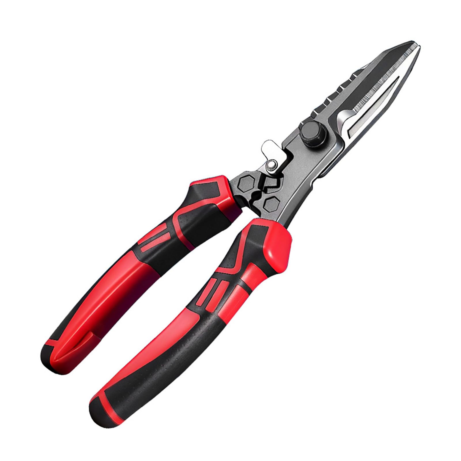 Multipurpose Electrical Pliers Scissors Featuring Wire Cutter Crimper and Wrench for Contractors Cable Cutting Crimping Electrician Multiple Tool Scissors