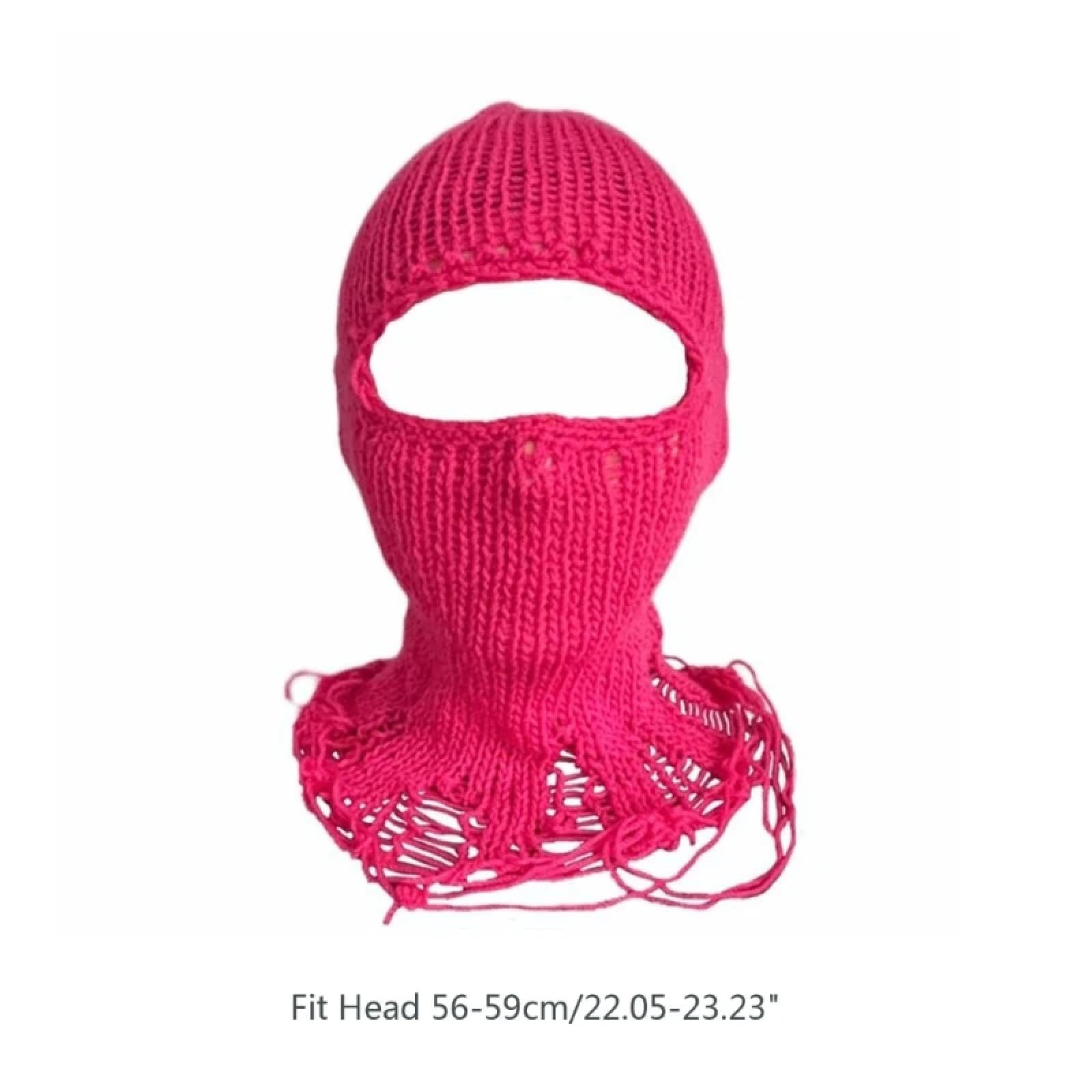SiVaji Gorros De Punto para Sombrero Tejido Beanie Gorro De Invierno Mascarilla De Punto Deportes Al Aire Libre Cubierta Facial Completa Esquí