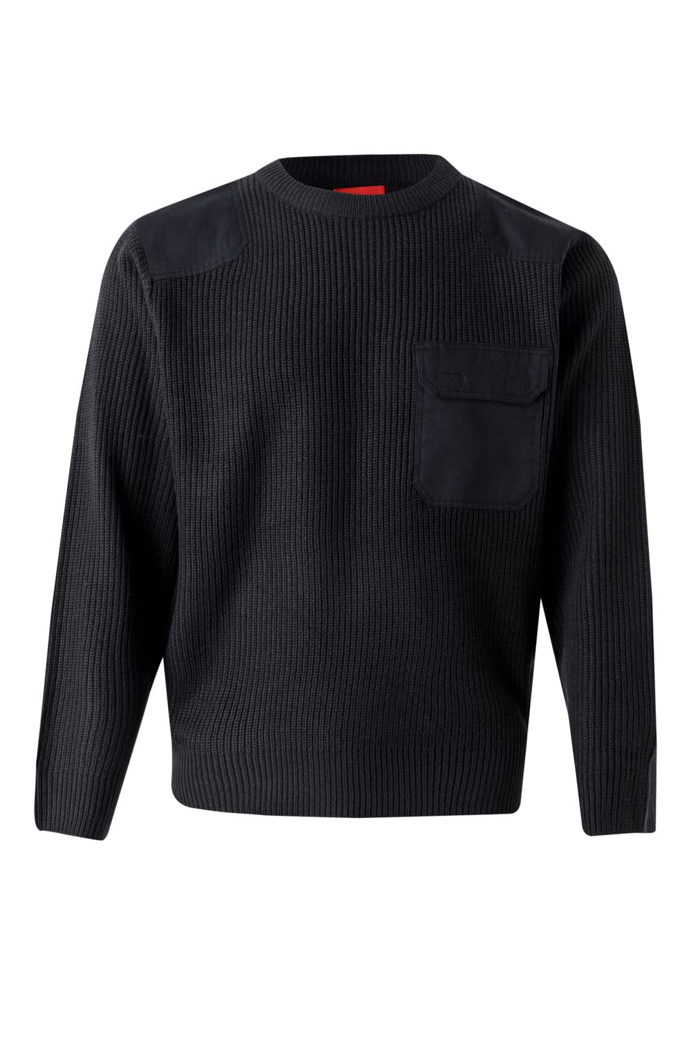 VELILLA VELILLA 100, Jersey punto grueso con cuello redondo, color Negro, Talla XL