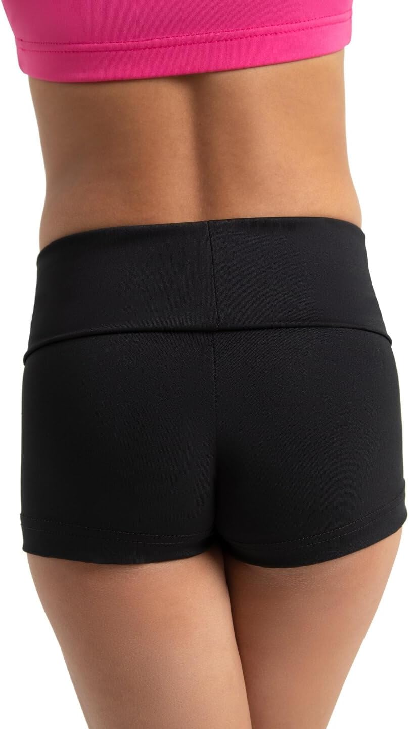 Capezio Girls' Capezio Fold-Over Boyshort - Girls