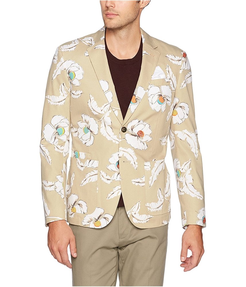 jack spade Men's Poppy Flower Print Sport Coat-picture-34