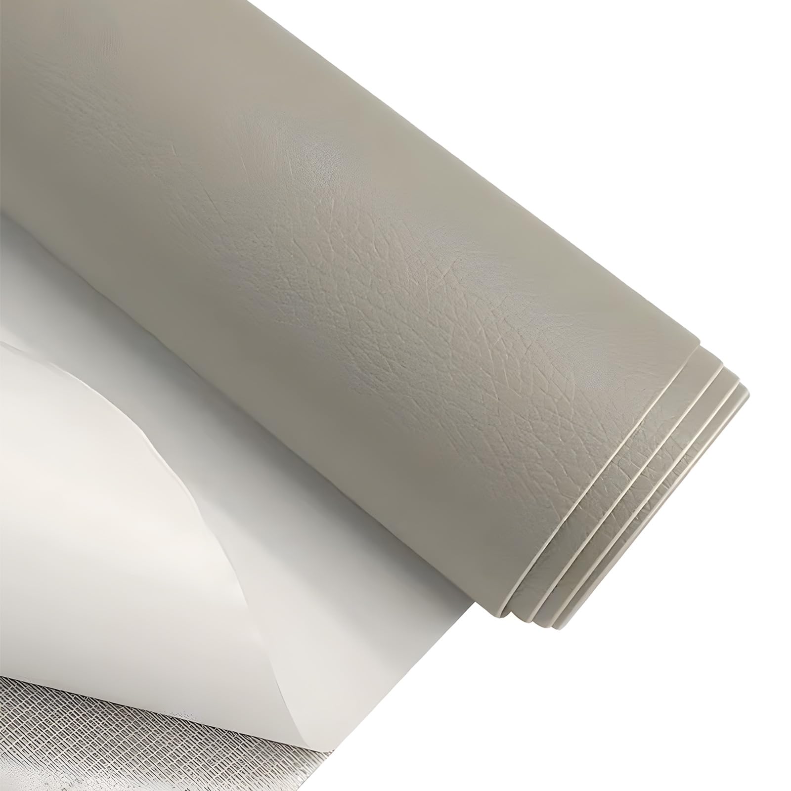 Leather Repair Patch, Self Adhesive Leather Repair, Large Leather Repair Tape for Sofa, Car Seats, Furniture, Cabinets, Chairs, Handbags (Grey, 157" L