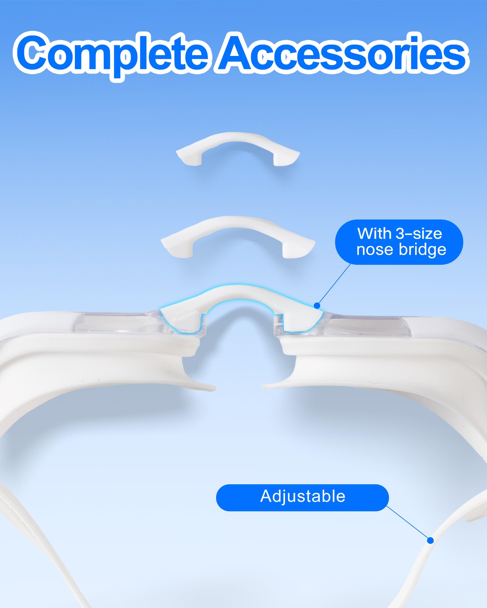 Schwimmbrille, super klare Sicht, Schwimmbrille für Erwachsene, geeignet für alle Arten von Schwimmprogrammen