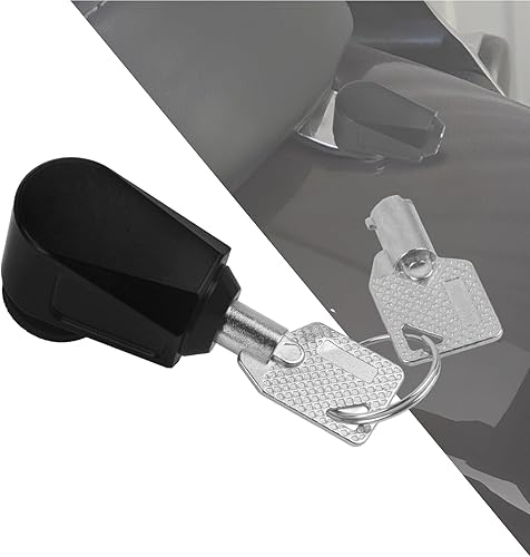 HDBUBALUS Bloqueo de asiento de motocicleta antirrobo de 14-20 hilos de bloqueo de seguridad con 2 llaves para Harley Sportster Touring Road Street
