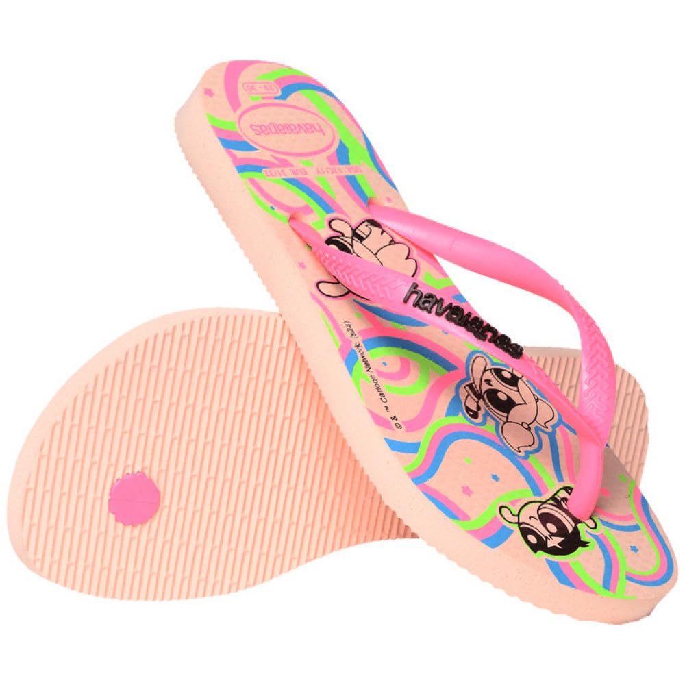 Havaianas Dziewczynki Kids Slim Powerpuff GirlsKlapki