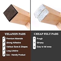 Vista 4 de Almohadillas de fieltro para muebles, 321 unidades, autoadhesivas, almohadillas de fieltro cortables, protectores de suelo antiarañazos para patas