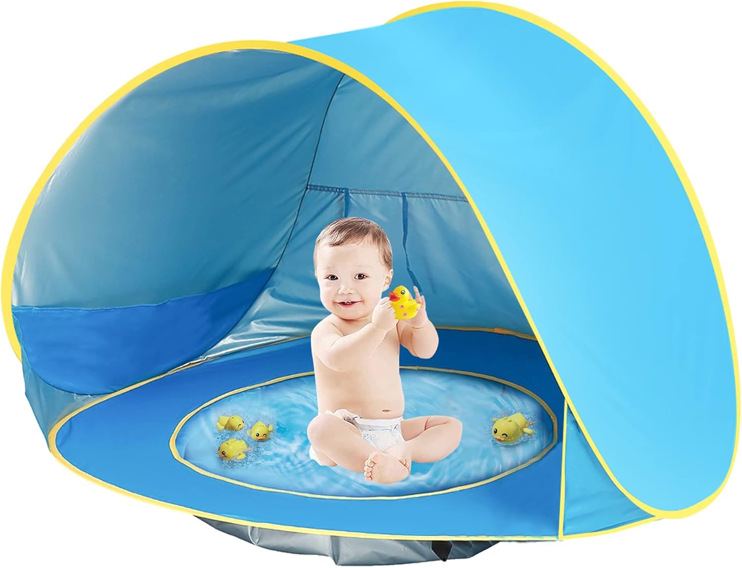 Quauli Baby Beach Tent Pop Up Baby Tent for Beach, UV Protection Sun