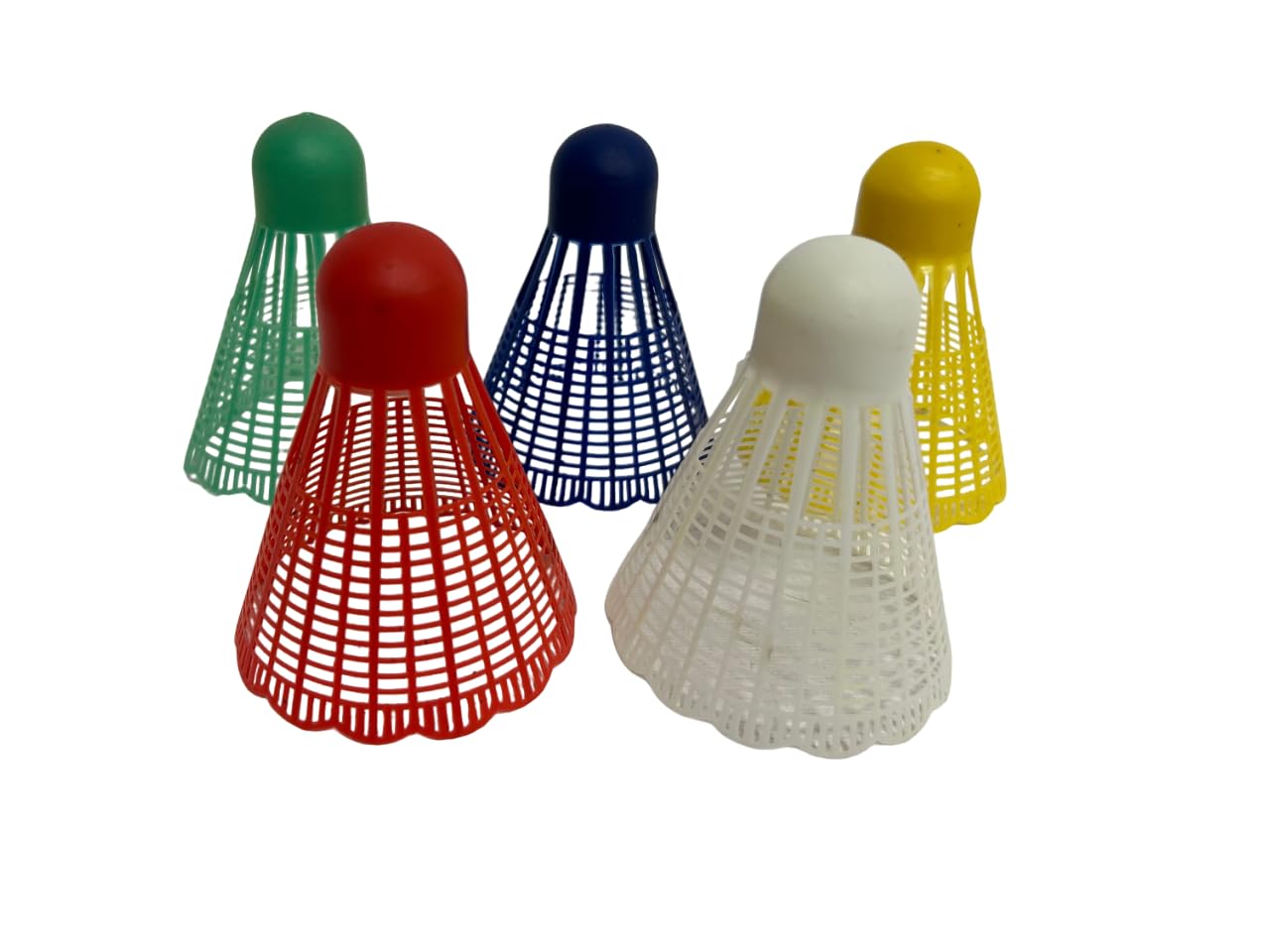 Volani da Badminton confezione da 5 Volano Volani da BAdminton Lattina da 5 Pezzi Volani da Badminton in Plastica Colorata Palline Volano Portatili Set Palline per Badminton Bambini e Adulti