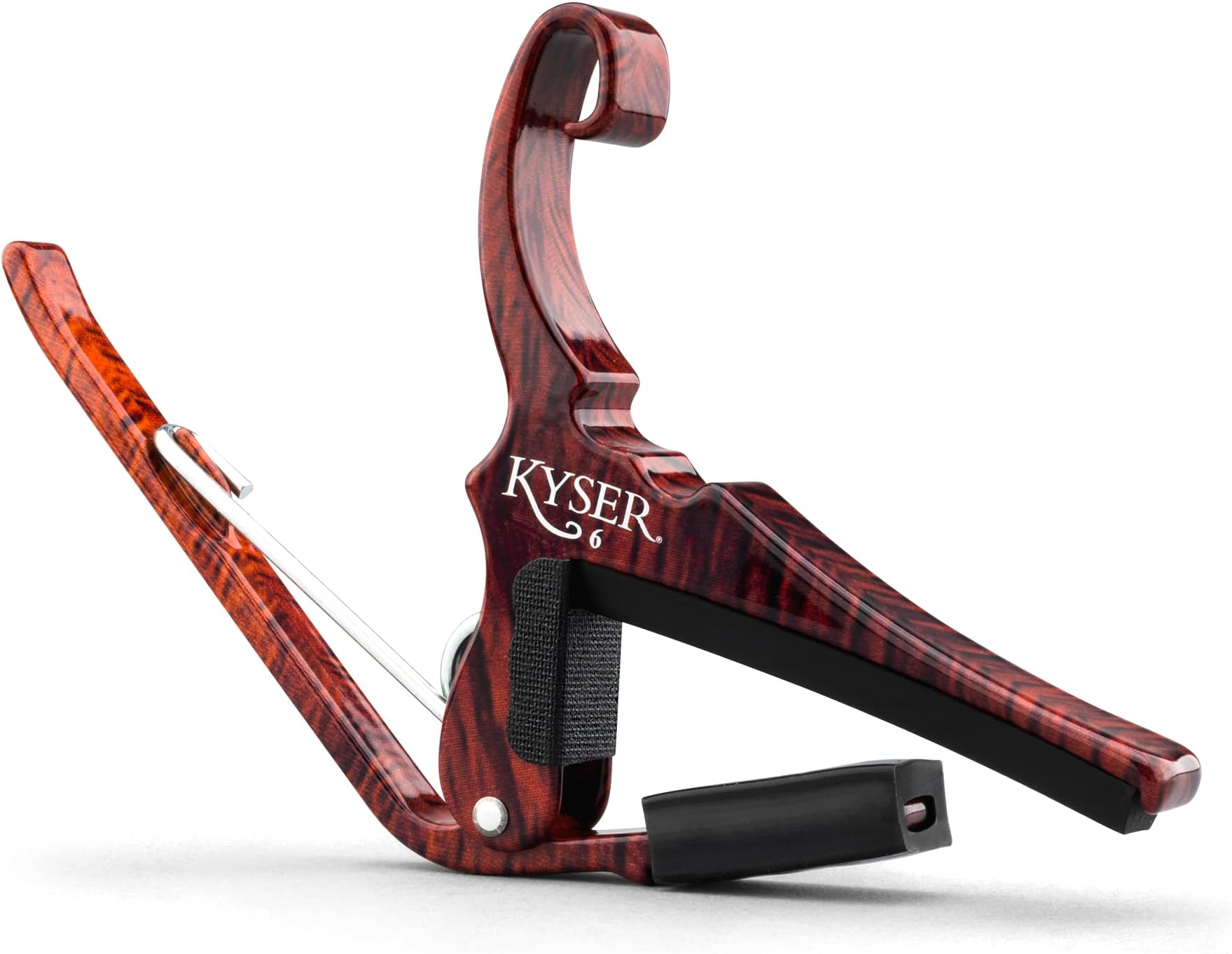 Kyser Quick-Change Capo for 6-string acoustic guitars, Rosewood, KG6RW