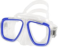 Vista 2 de IST Máscara de buceo de buceo con 2 ventanas M9 Saturn