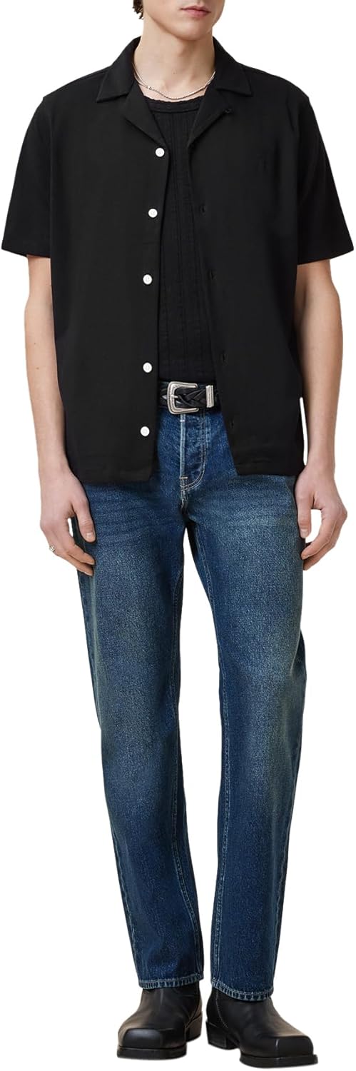 Allsaints Mens Hudson Ss Shirt - Image 5