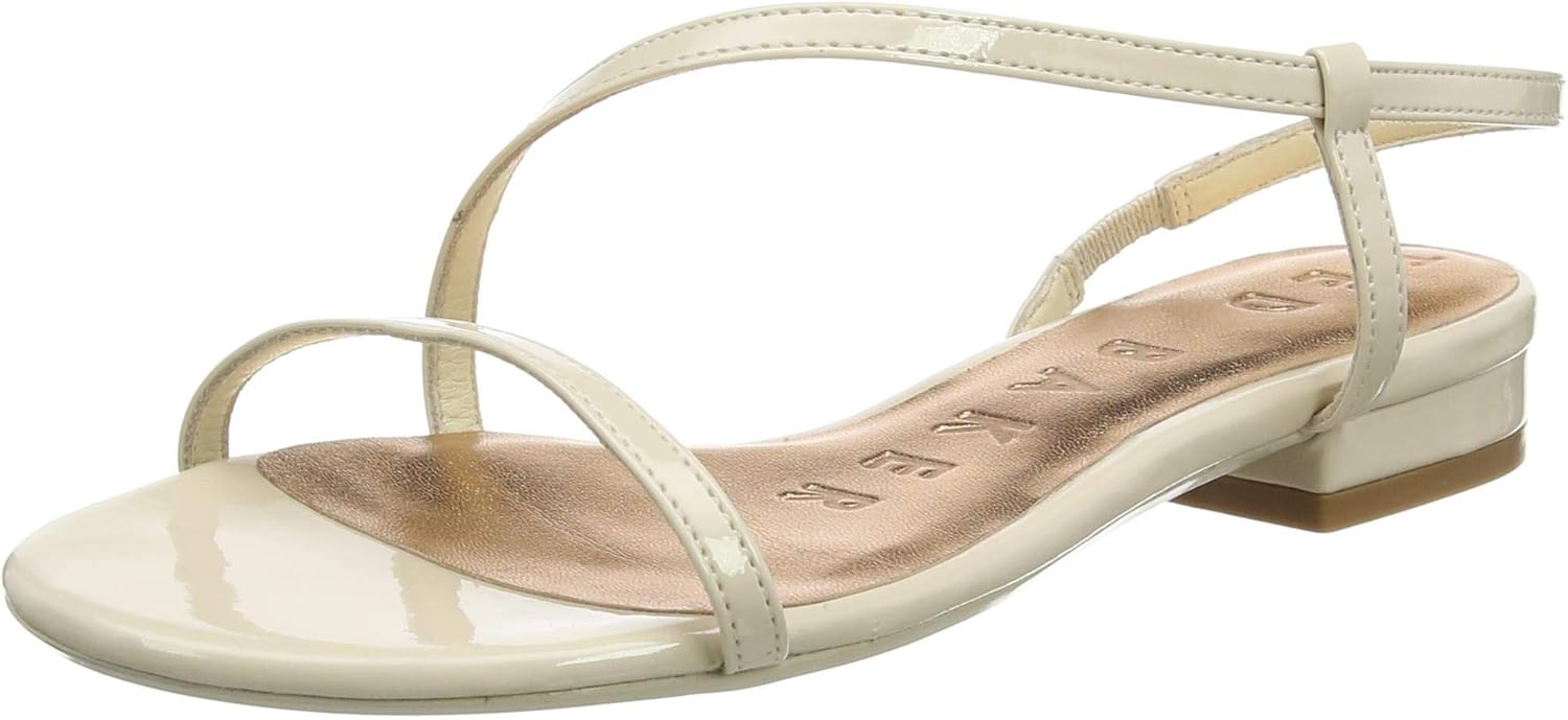 Ted Baker Women's Ankle-Strap Flat Sandal, Nude, 9.5