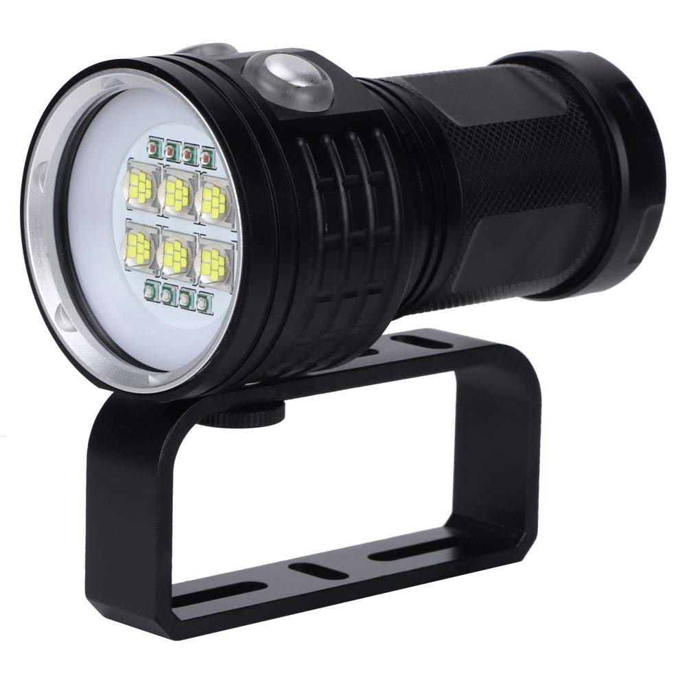 Lampa do nurkowania LED IP68, super jasna latarka do sportów wodnych na świeżym powietrzu (B24)