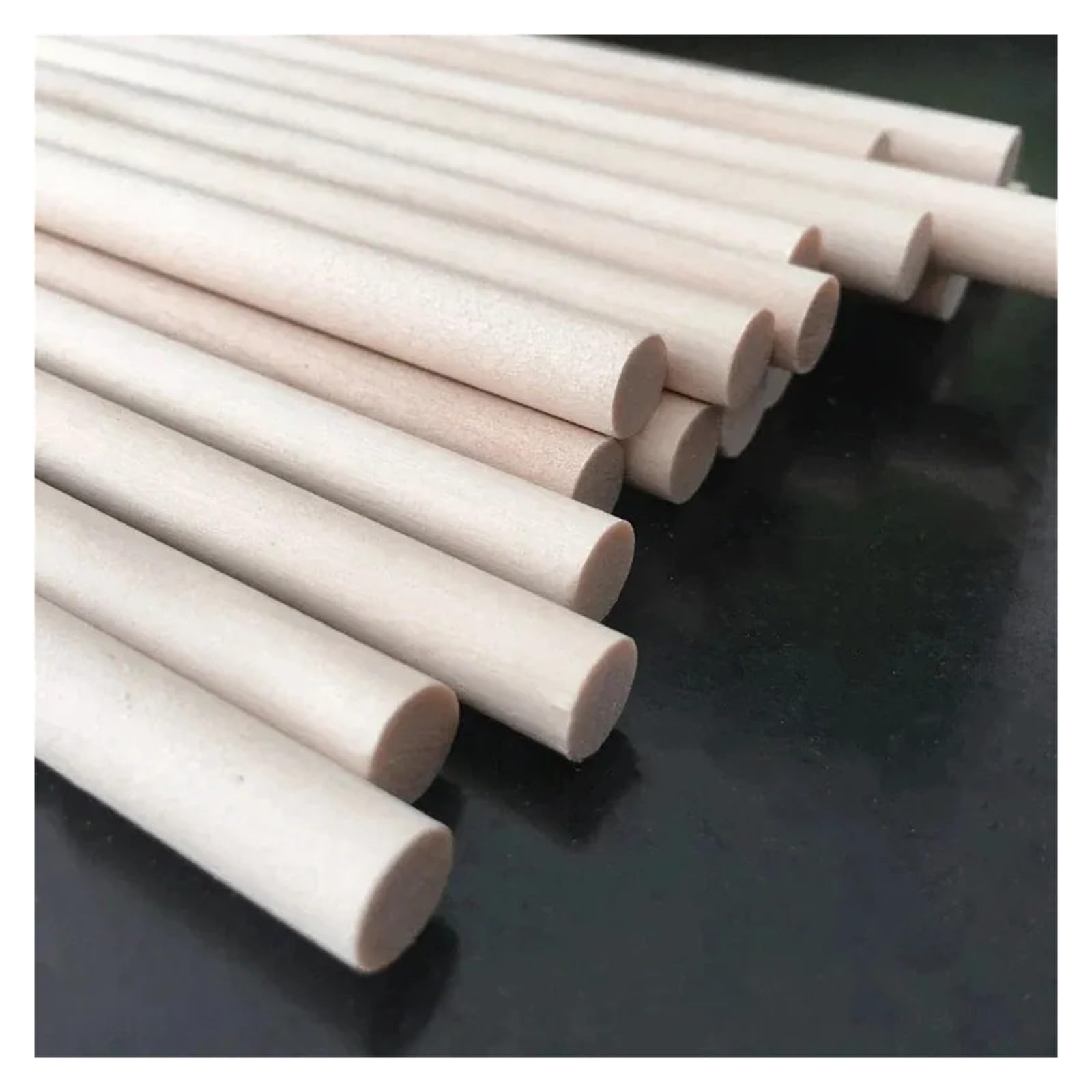 50 Uds. Palitos De Madera For Manualidades, Palitos De Madera A Granel For Manualidades, Palitos De Madera For Manualidades para proyectos de Bricolaje, Arte y Manualidades(200MM_6MM)
