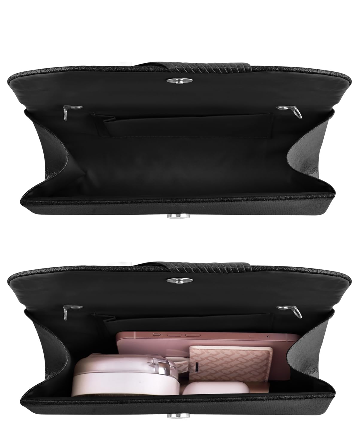 TINDTOP Clutch Purses for Women Evening Handbags for Formal Wedding Party Cocktail Prom Crossbody Shoulder Envelope Bag