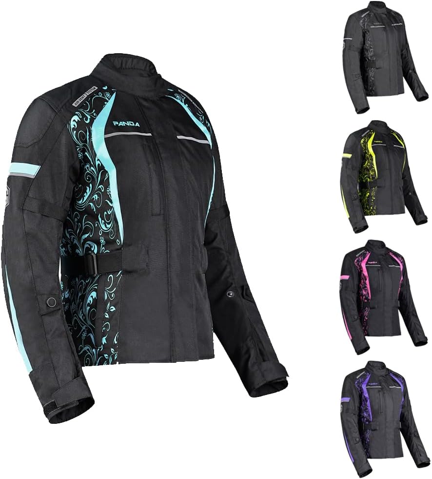 Motorcycle Jacket for Women All Season Impact Armored Enduro Dual Sports Touring Bikers ATV Motorbike Jacket