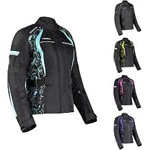 Motorcycle Jacket for Women's Waterproof Riding Impact Armored Enduro Dual Sports Touring All Season Jackets