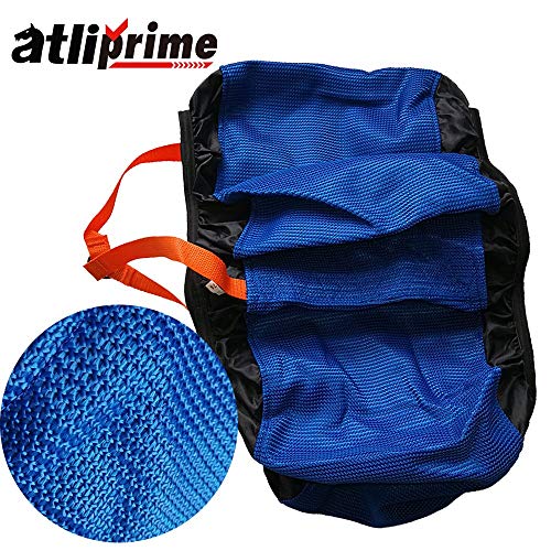 atliprime 2pcs Anti-Skid Safety Ice Mud Tires Snow Chains Auto Snow Chains Fabric Tire Chains Auto Snow Sock on Ice and Snowy Road (AT-SB79)