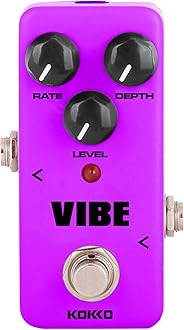Guitar Mini Effects Pedal Vibe - Analog Rotary Speaker Effect Sound Processor Portable Accessory for Guitar and Bass - FUV2