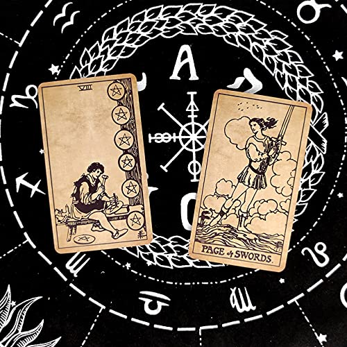wuxafe 78 Seiten, Der Neo-Fahrer Tarot, Wahrsagerei Wahrsagerkarte Für Anfänger/Erfahrene Leser, Familienbrettspiel… – Bild 4